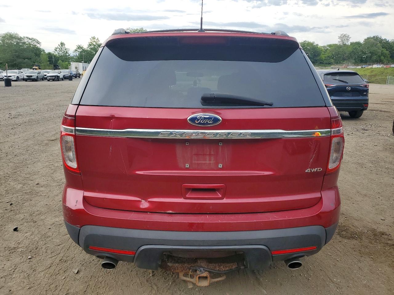 2013 Ford Explorer Red vin: 1FM5K8B88DGA52728