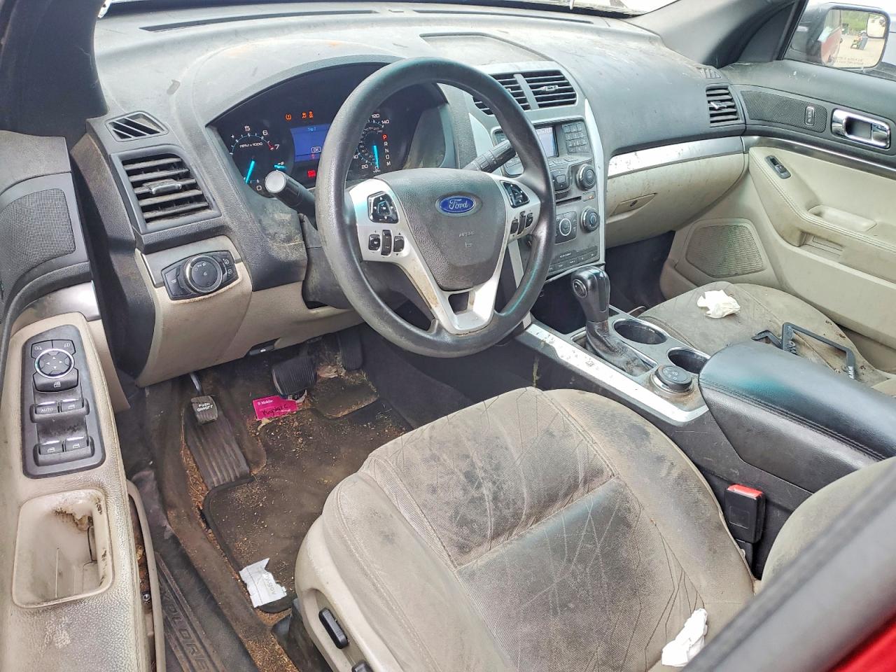 2013 Ford Explorer Red vin: 1FM5K8B88DGA52728