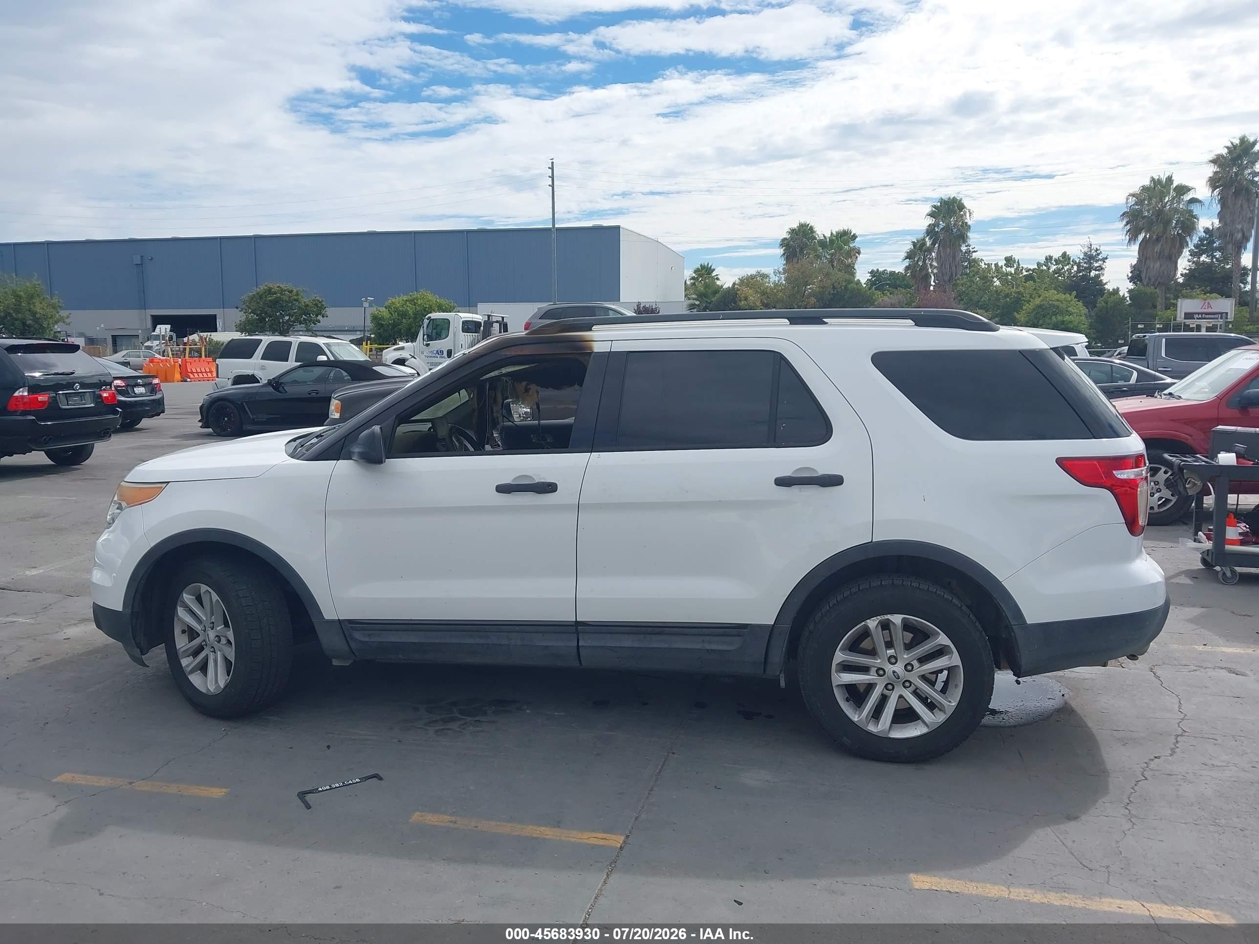 2013 Ford Explorer White vin: 1FM5K8B88DGB94318