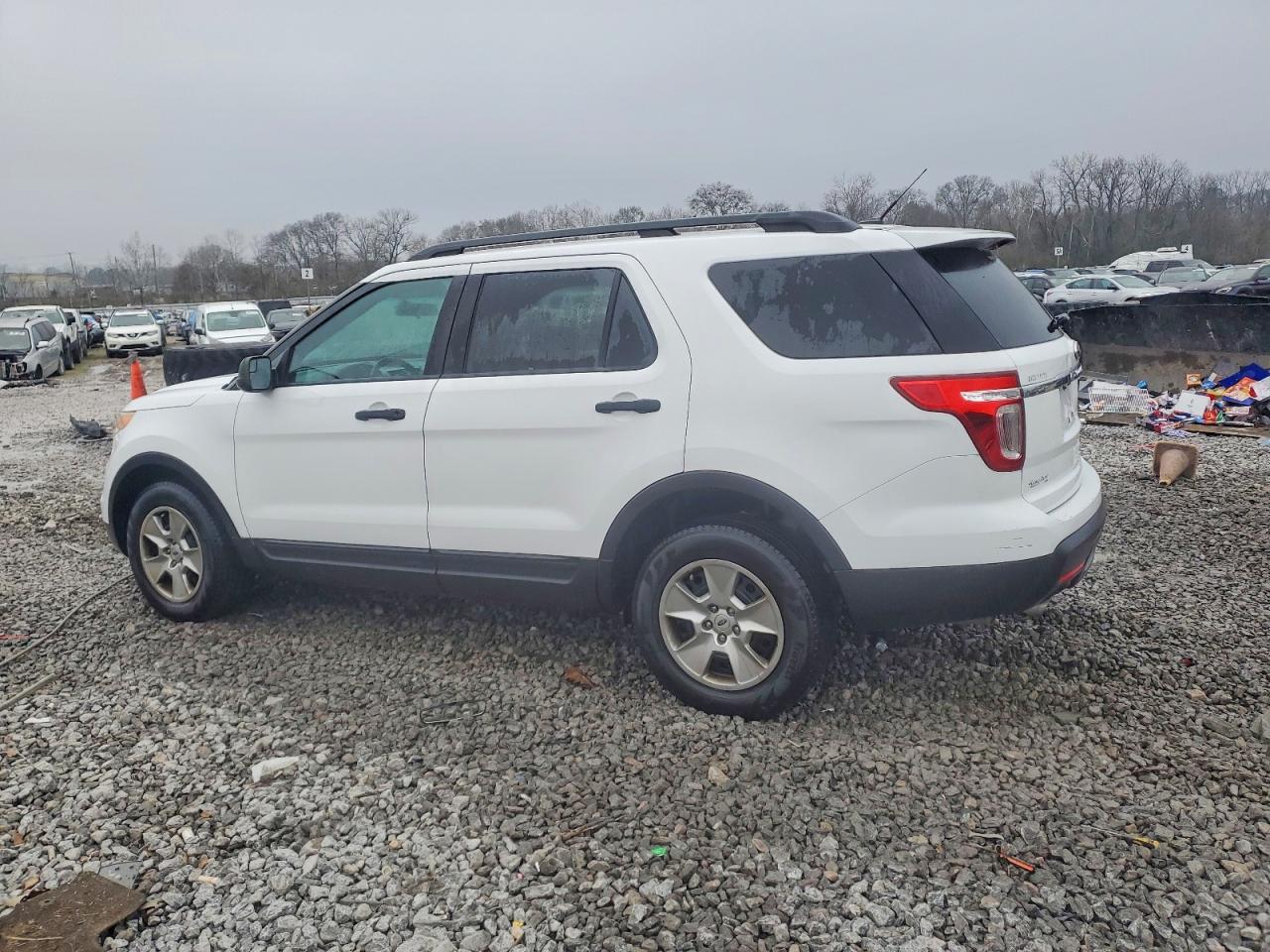 2013 Ford Explorer White vin: 1FM5K8B88DGC26362