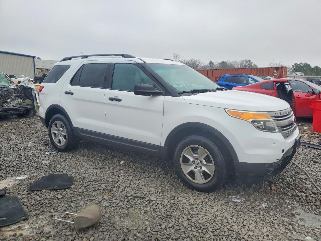 2013 Ford Explorer White vin: 1FM5K8B88DGC26362