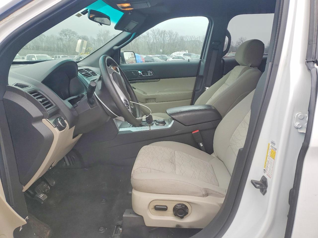2013 Ford Explorer White vin: 1FM5K8B88DGC26362