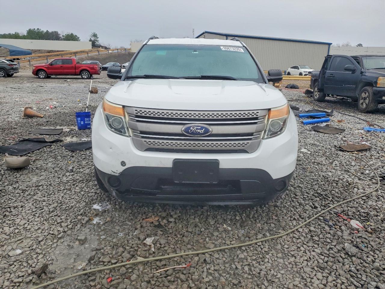 2013 Ford Explorer White vin: 1FM5K8B88DGC26362