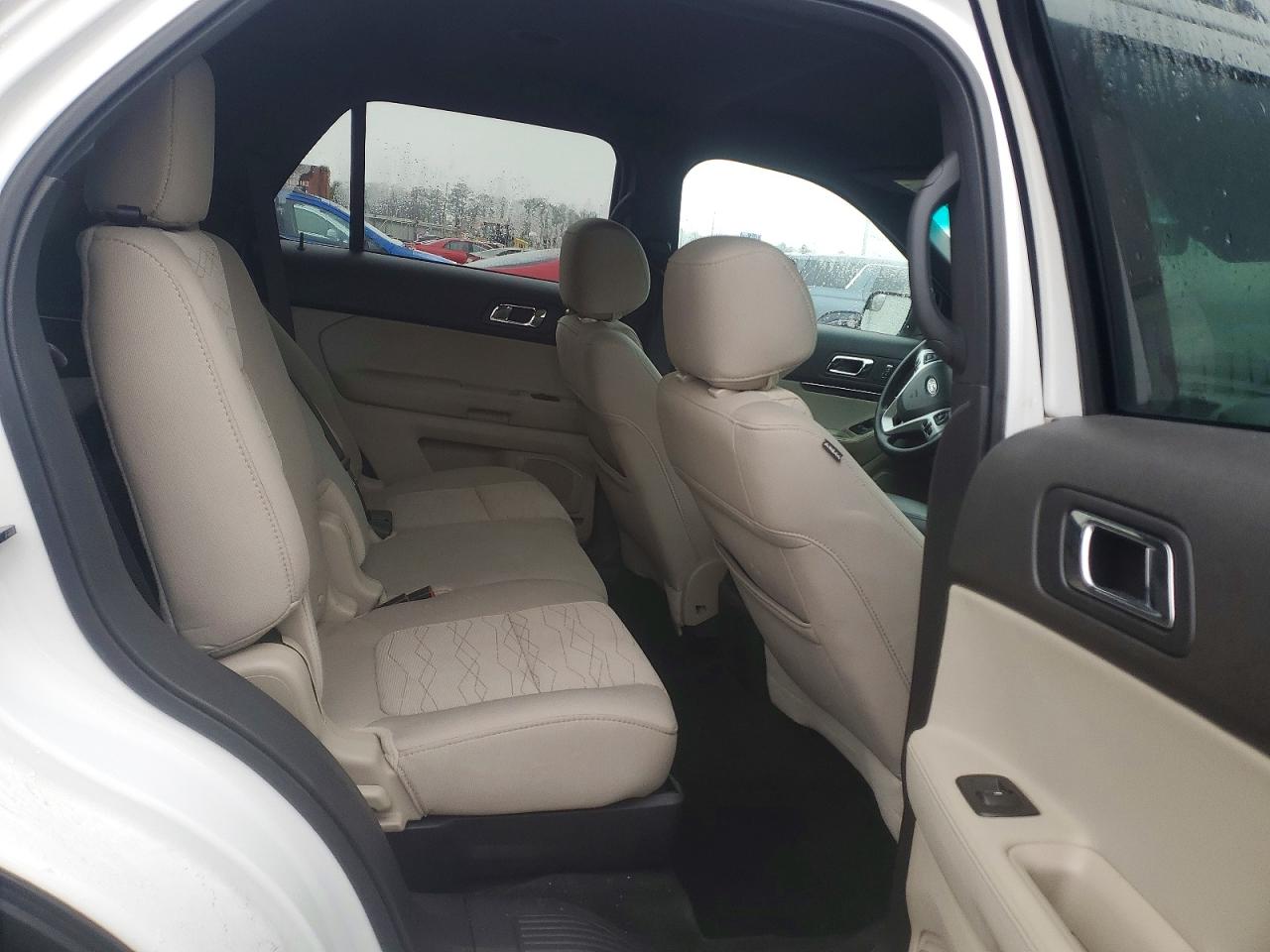 2013 Ford Explorer White vin: 1FM5K8B88DGC26362