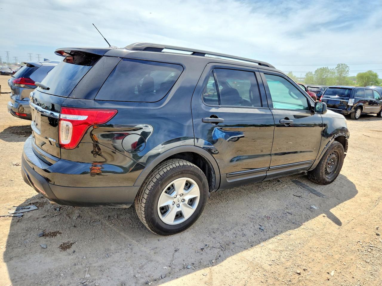2013 Ford Explorer Black vin: 1FM5K8B88DGC48717