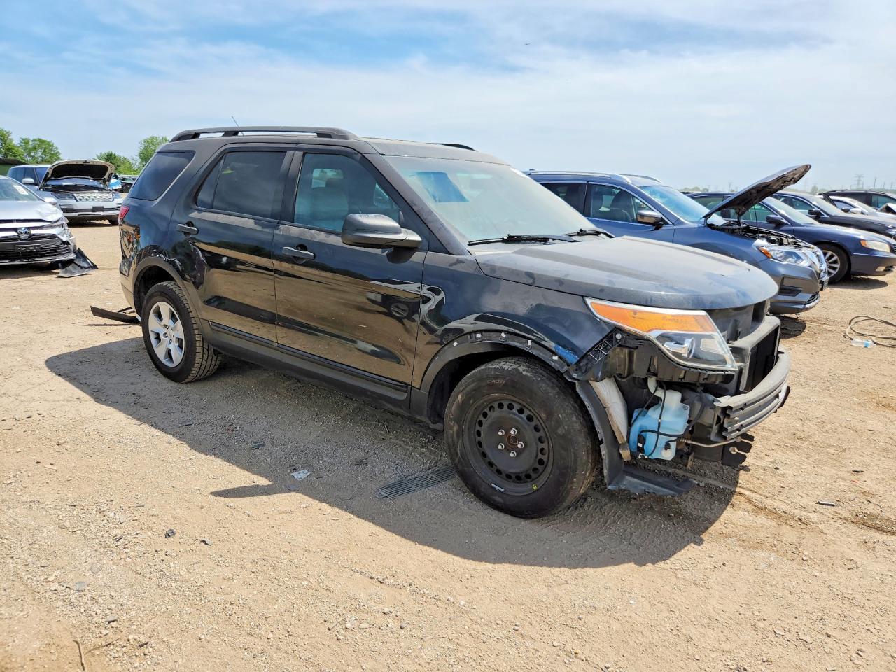 2013 Ford Explorer Black vin: 1FM5K8B88DGC48717