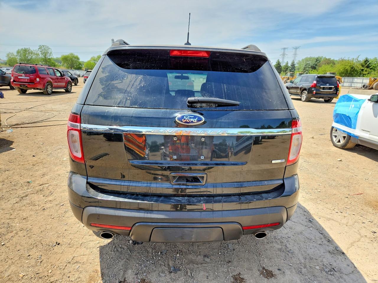 2013 Ford Explorer Black vin: 1FM5K8B88DGC48717