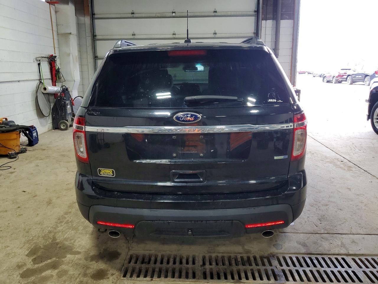2015 Ford Explorer Black vin: 1FM5K8B88FGC63883