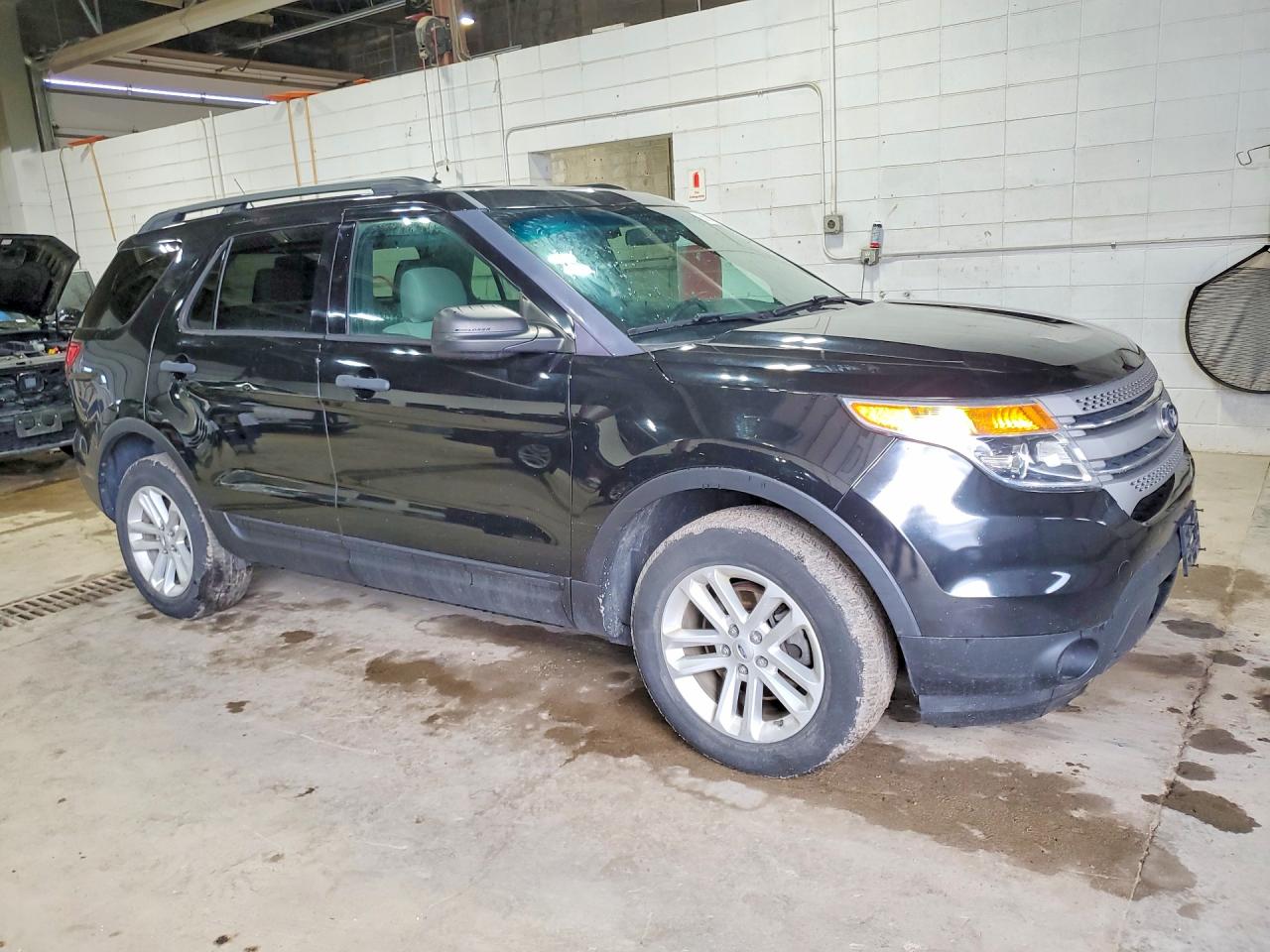 2015 Ford Explorer Black vin: 1FM5K8B88FGC63883