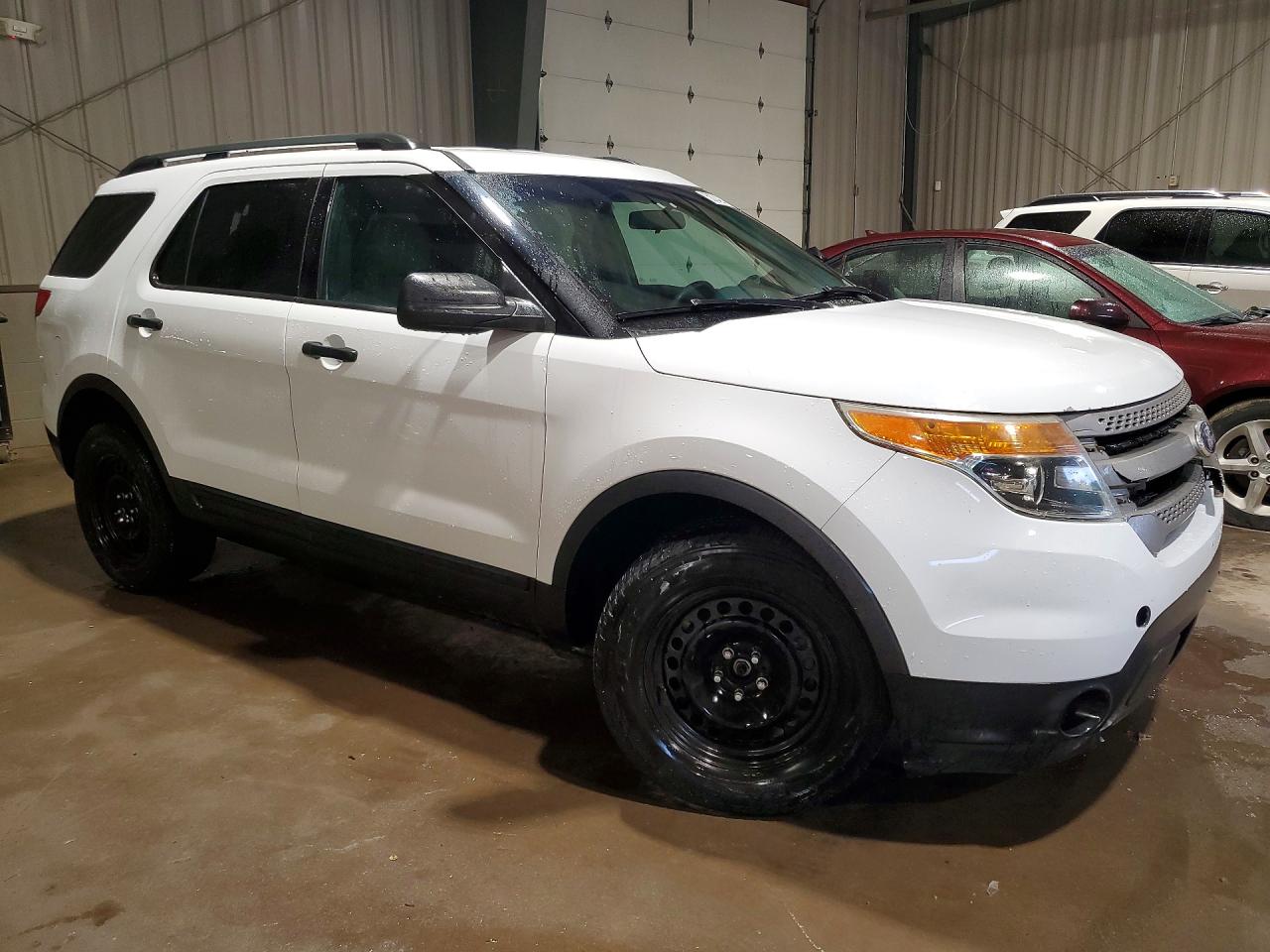 2014 Ford Explorer White vin: 1FM5K8B89EGA31579