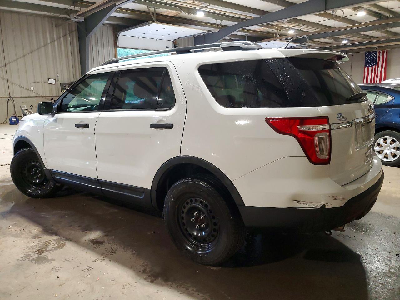 2014 Ford Explorer White vin: 1FM5K8B89EGA31579