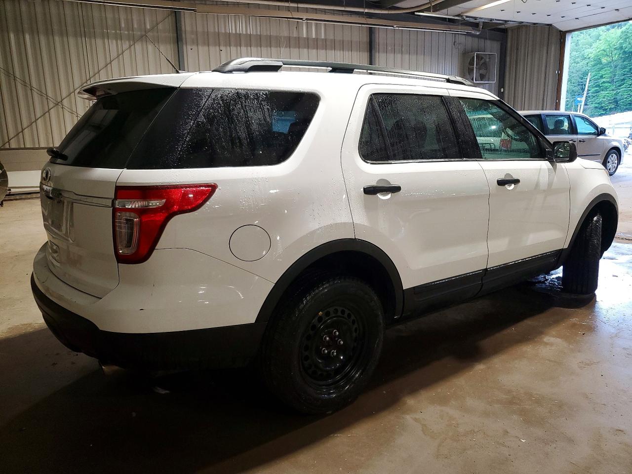 2014 Ford Explorer White vin: 1FM5K8B89EGA31579