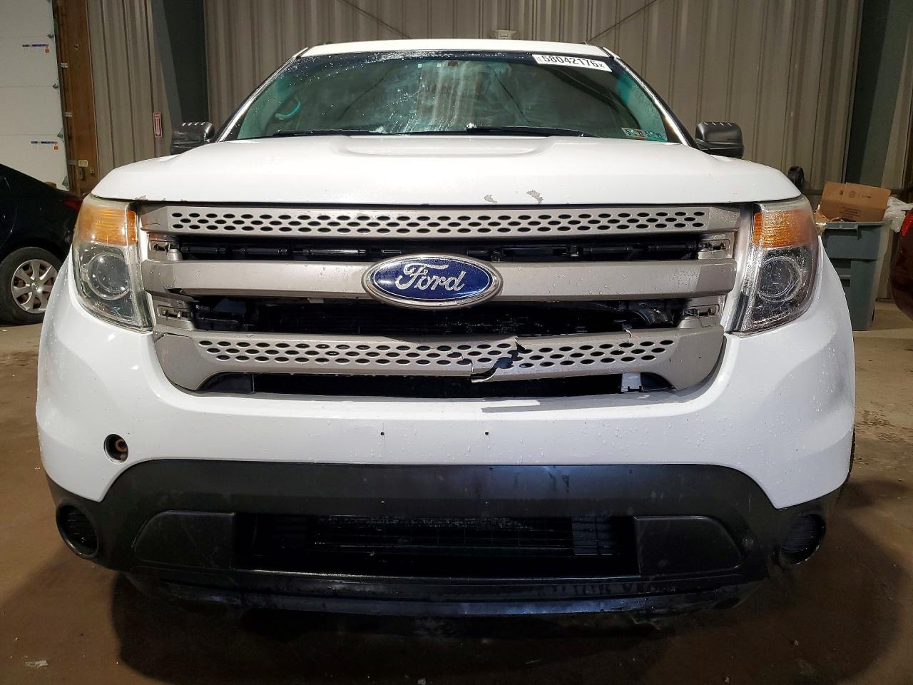 2014 Ford Explorer White vin: 1FM5K8B89EGA31579