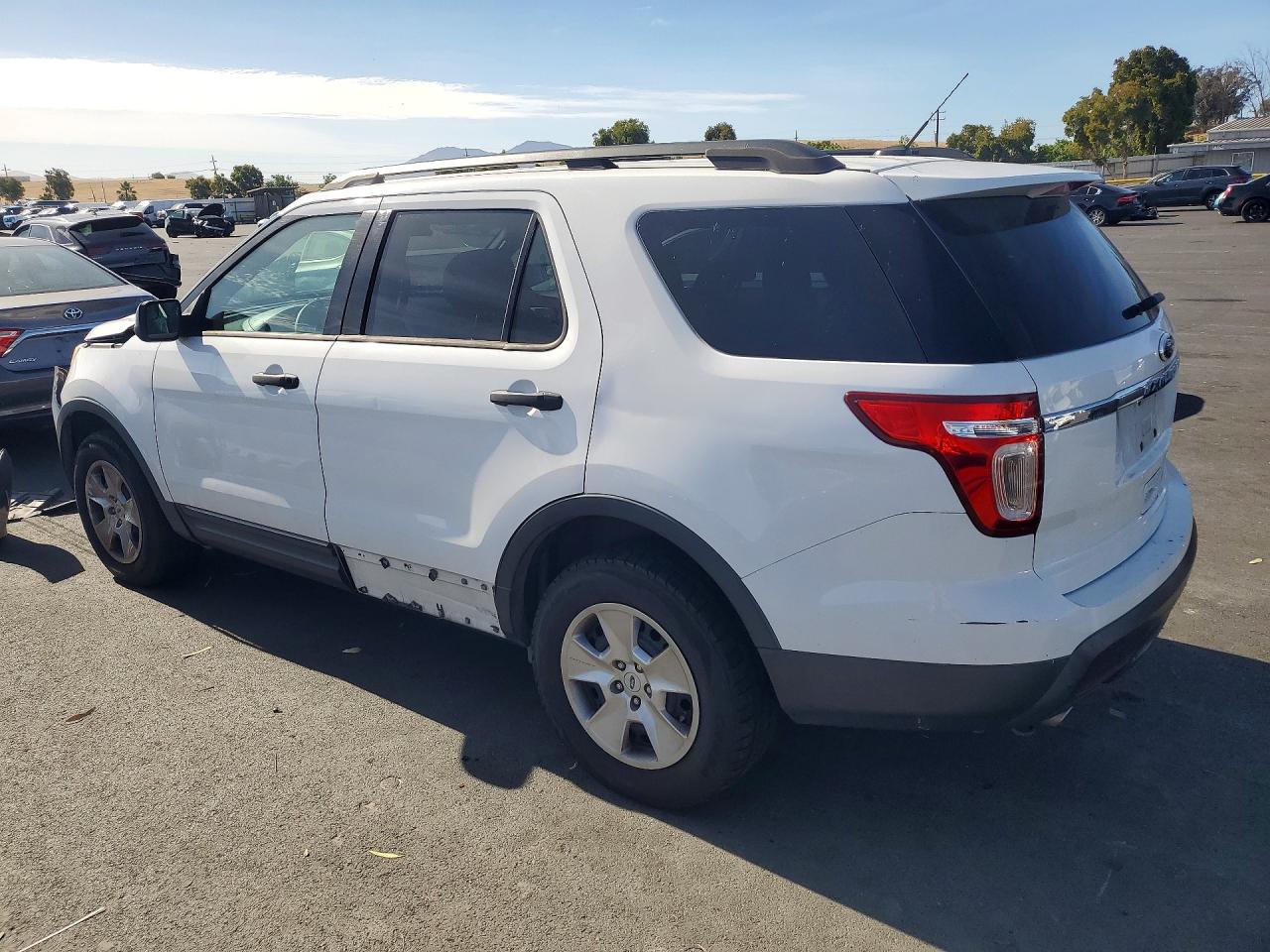 2014 Ford Explorer White vin: 1FM5K8B89EGA55624