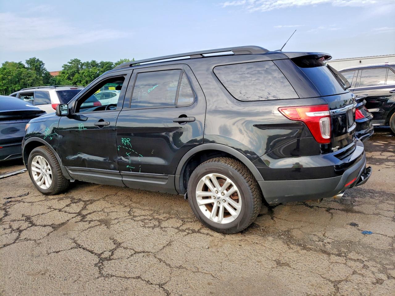 2015 Ford Explorer Black vin: 1FM5K8B89FGA35780