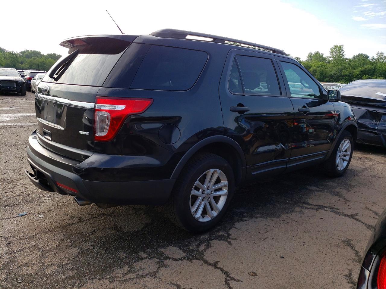 2015 Ford Explorer Black vin: 1FM5K8B89FGA35780