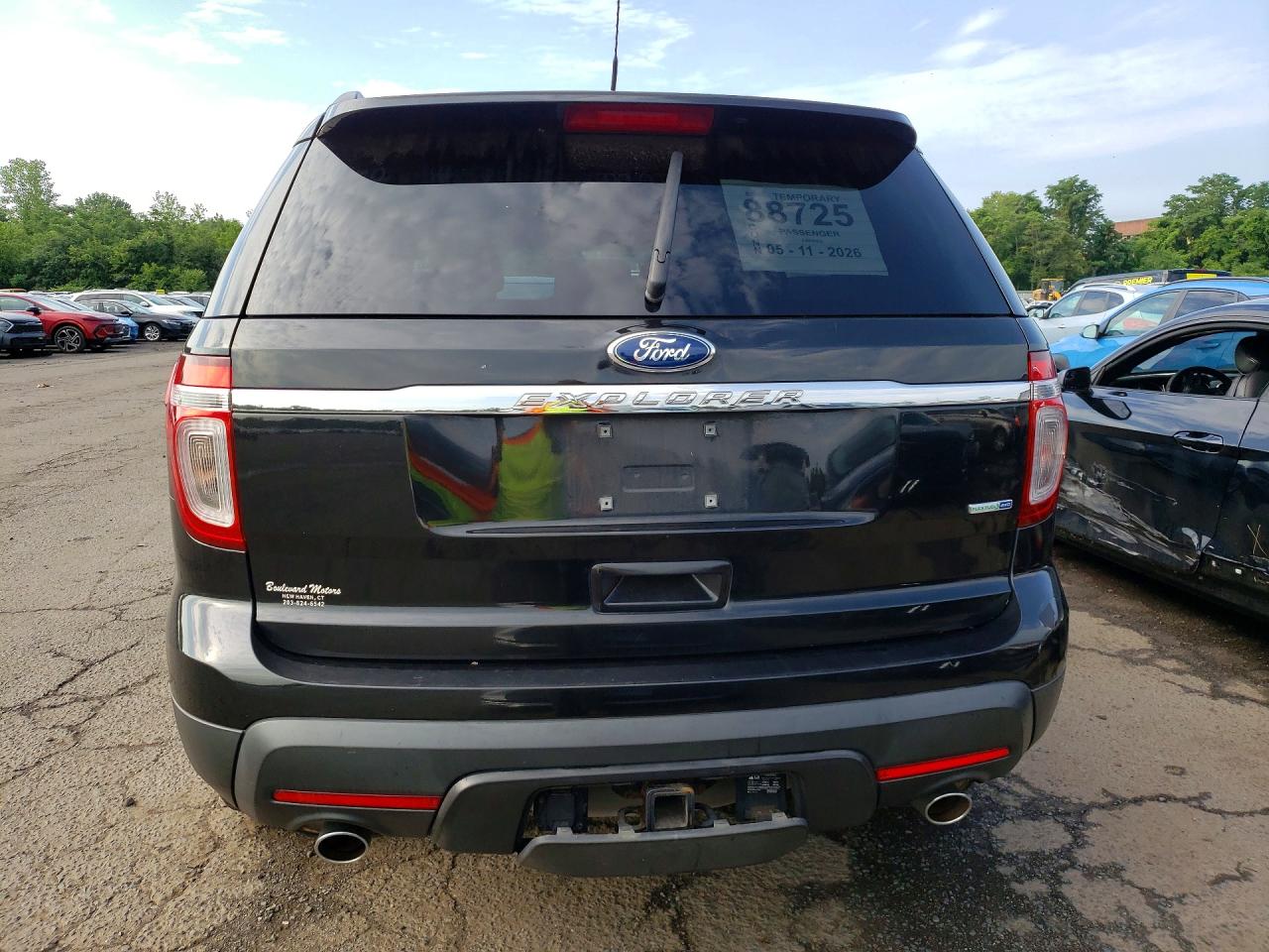2015 Ford Explorer Black vin: 1FM5K8B89FGA35780