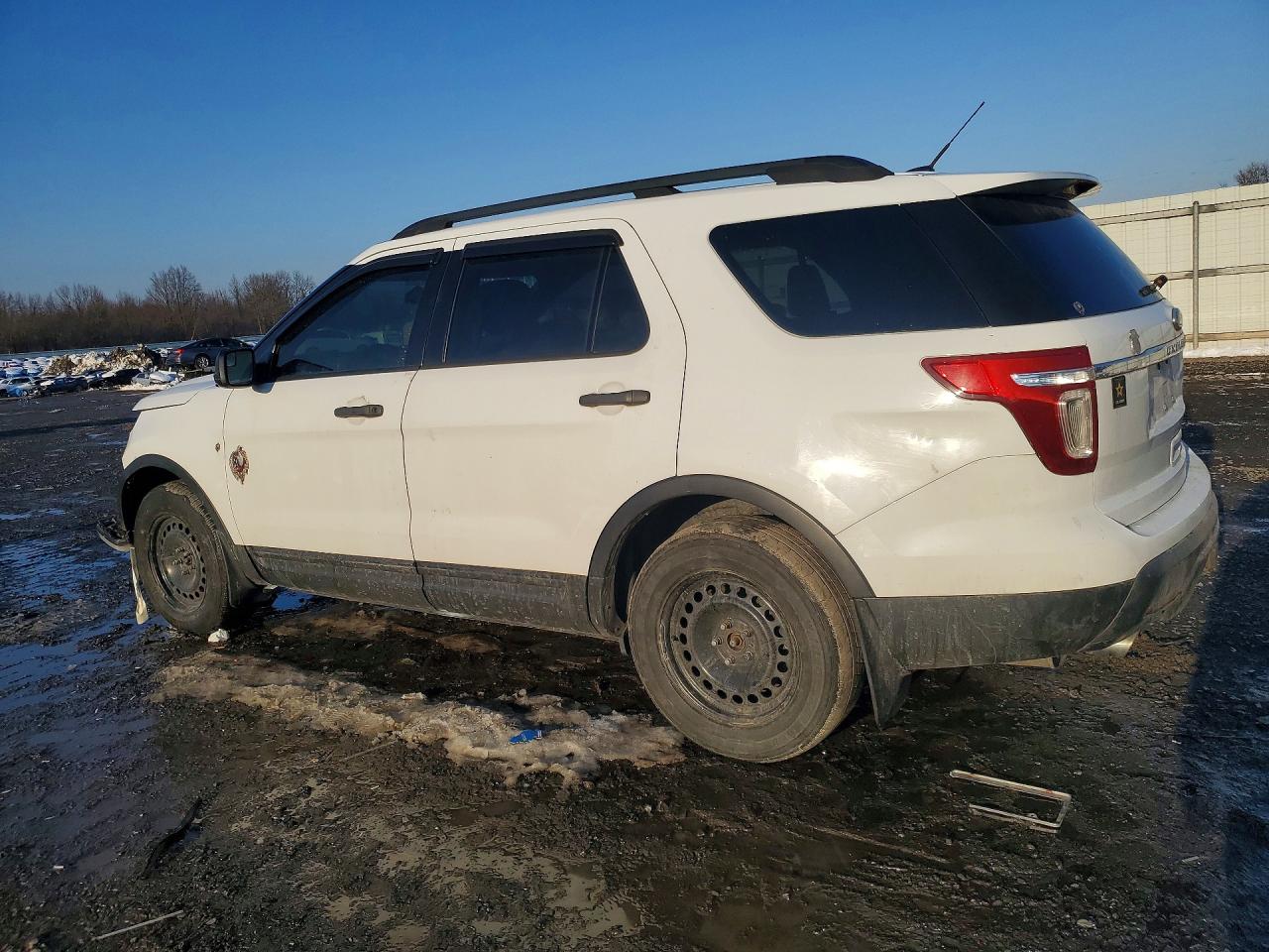 2013 Ford Explorer White vin: 1FM5K8B8XDGA94088