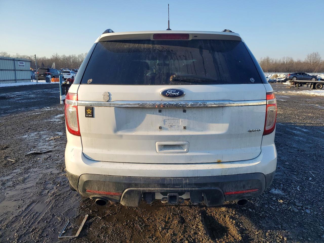 2013 Ford Explorer White vin: 1FM5K8B8XDGA94088