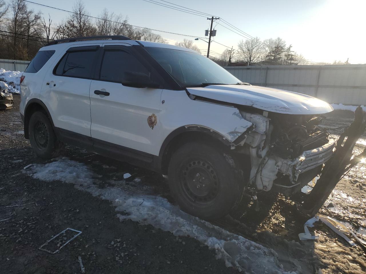 2013 Ford Explorer White vin: 1FM5K8B8XDGA94088