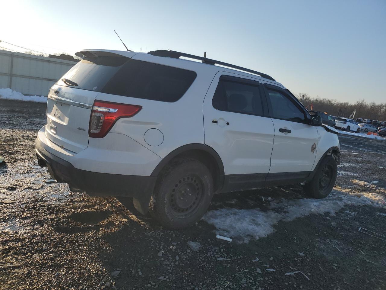 2013 Ford Explorer White vin: 1FM5K8B8XDGA94088