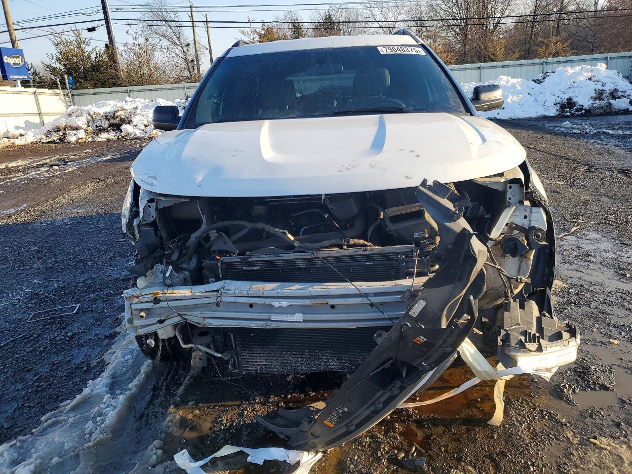 2013 Ford Explorer White vin: 1FM5K8B8XDGA94088