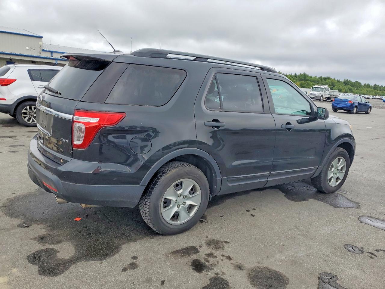 2014 Ford Explorer Черный vin: 1FM5K8B8XEGA61884
