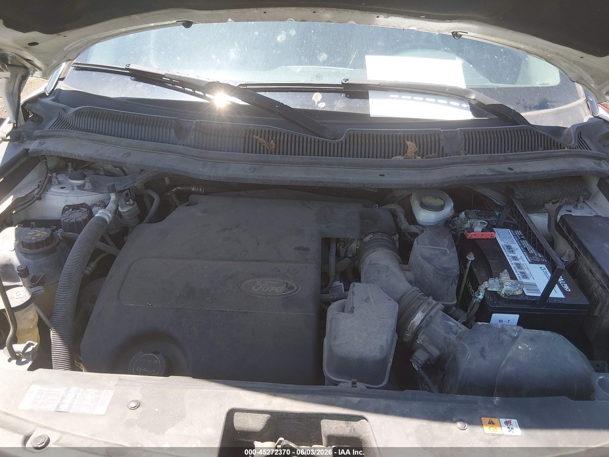 2015 Ford Explorer   Белый vin: 1FM5K8B8XFGA30717