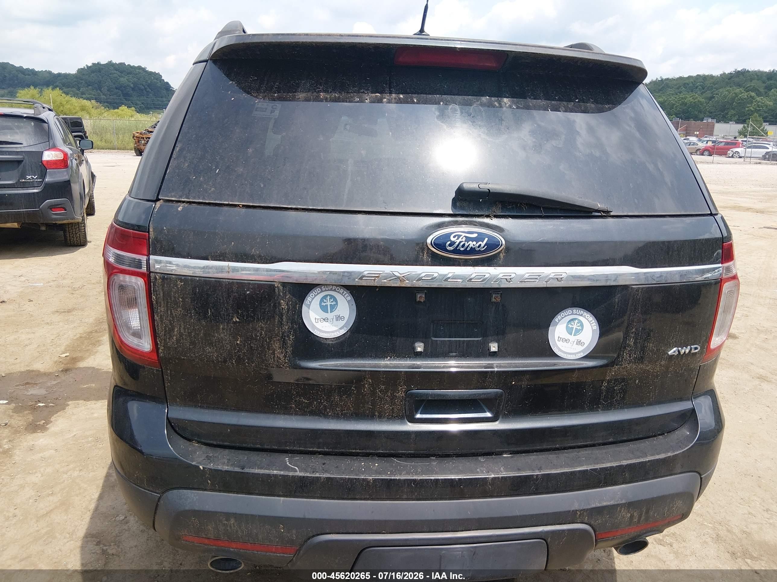 2015 Ford Explorer   Black vin: 1FM5K8B8XFGB22894
