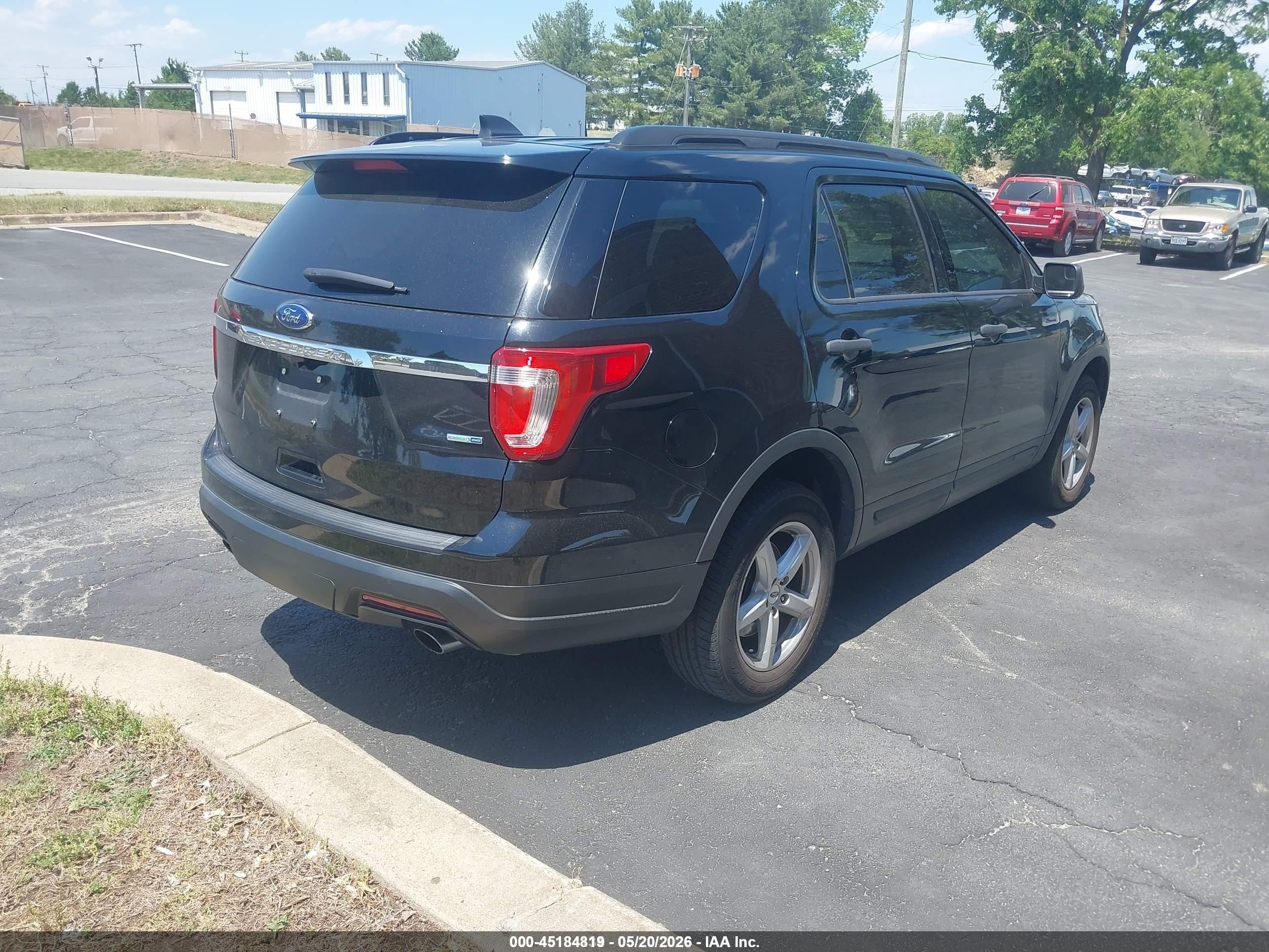 2018 Ford Explorer   Black vin: 1FM5K8BH1JGC45329