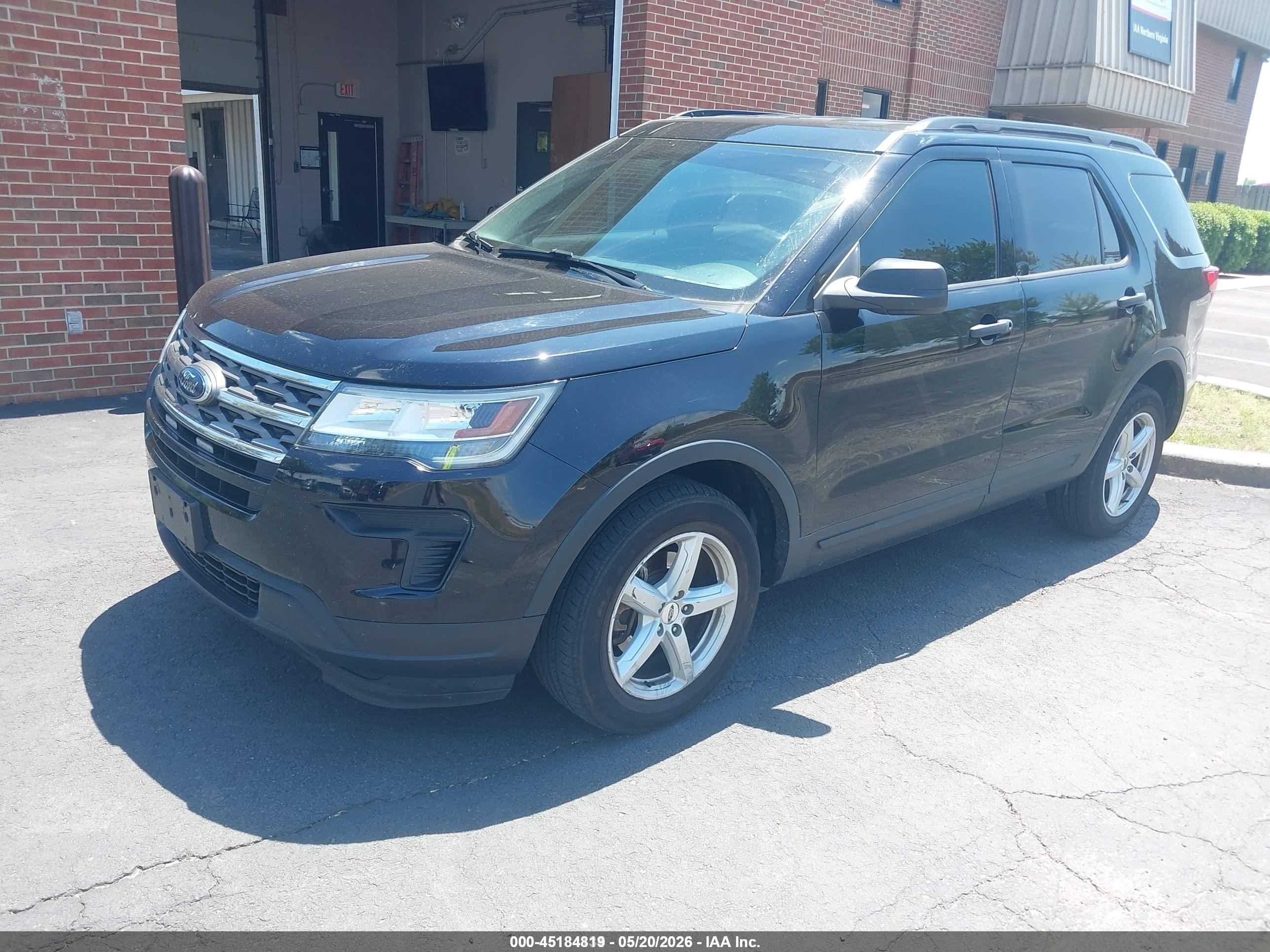 2018 Ford Explorer   Black vin: 1FM5K8BH1JGC45329