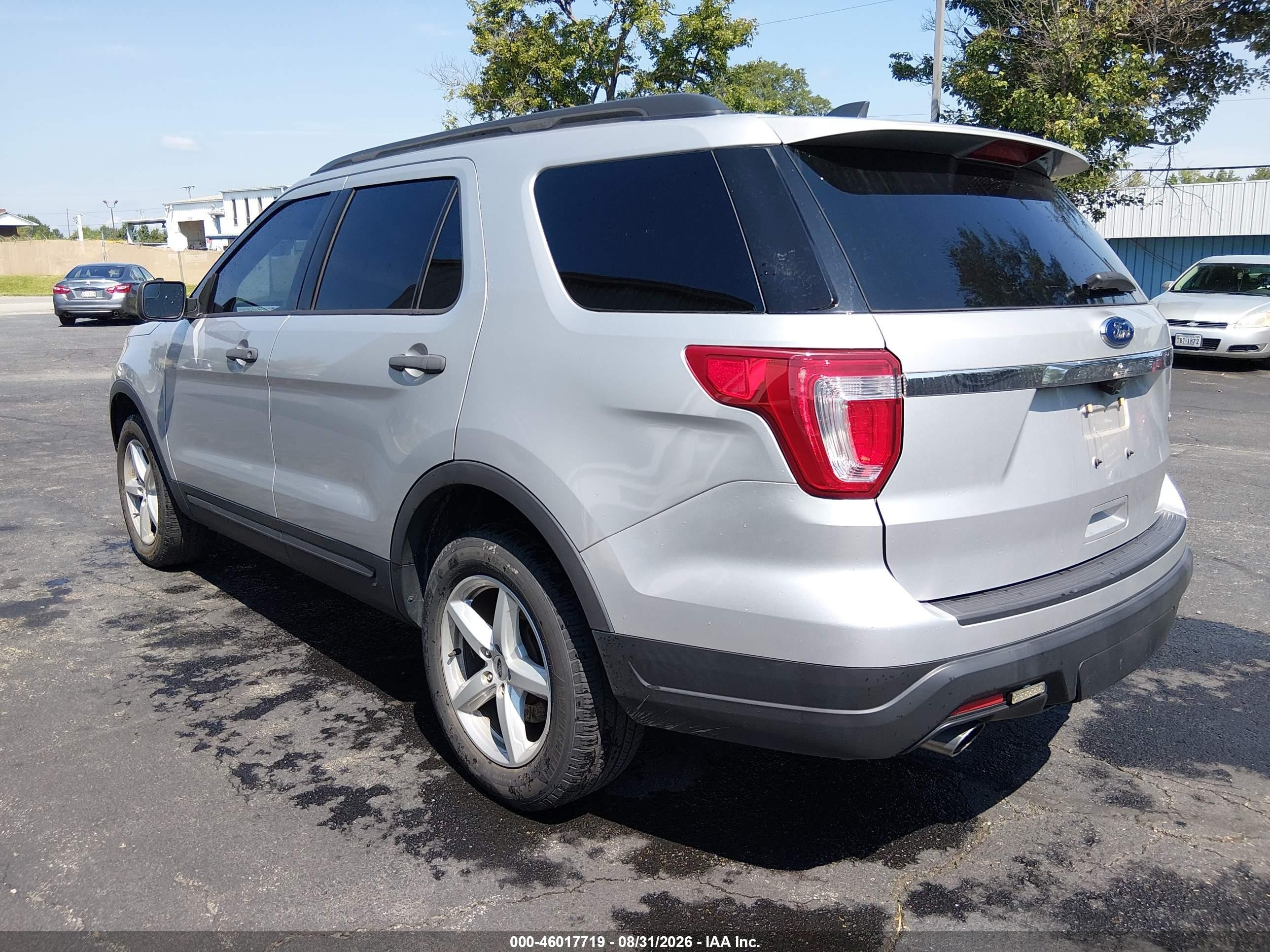 2018 Ford Explorer   Silver vin: 1FM5K8BH7JGC57131