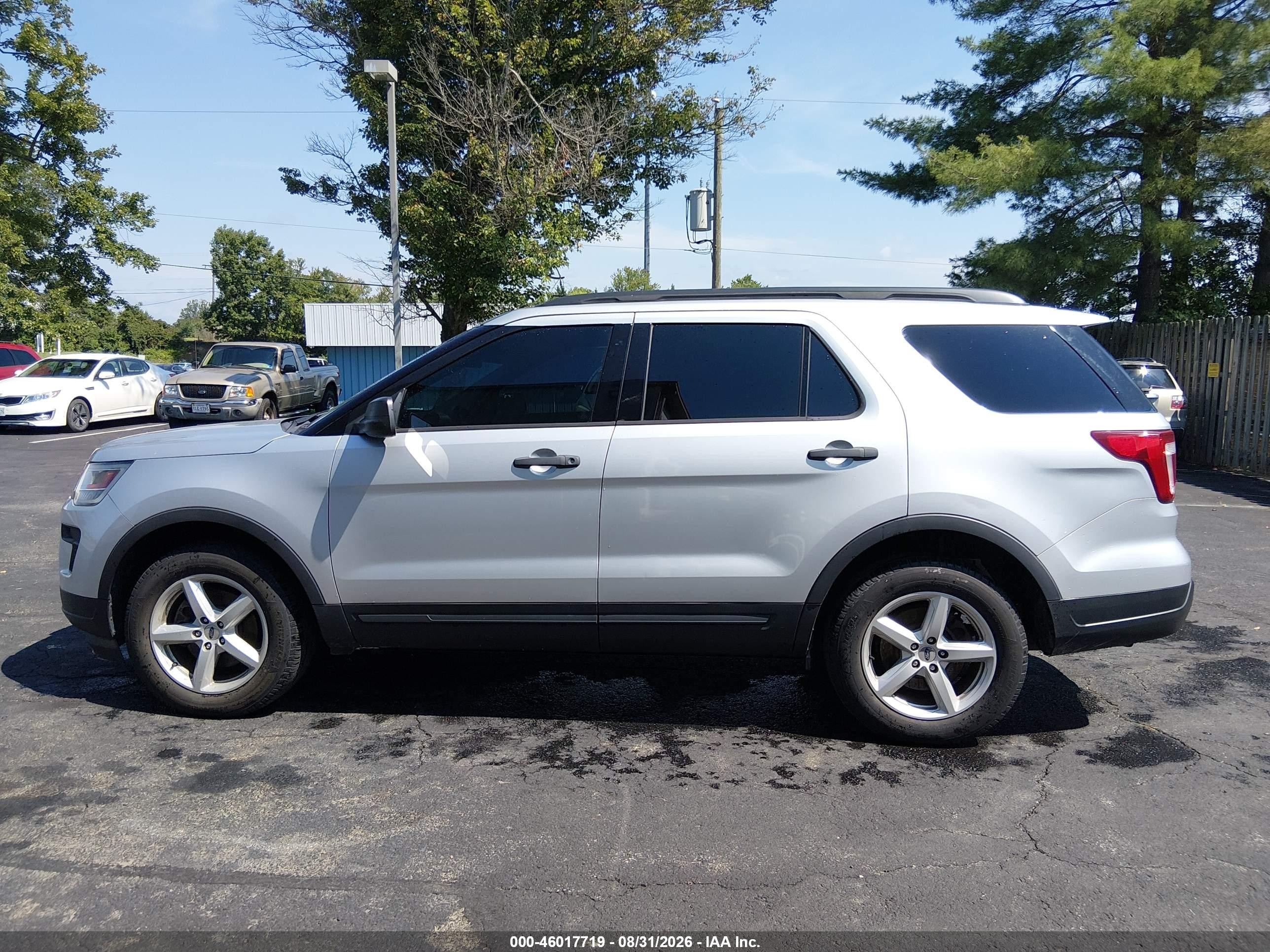 2018 Ford Explorer   Silver vin: 1FM5K8BH7JGC57131