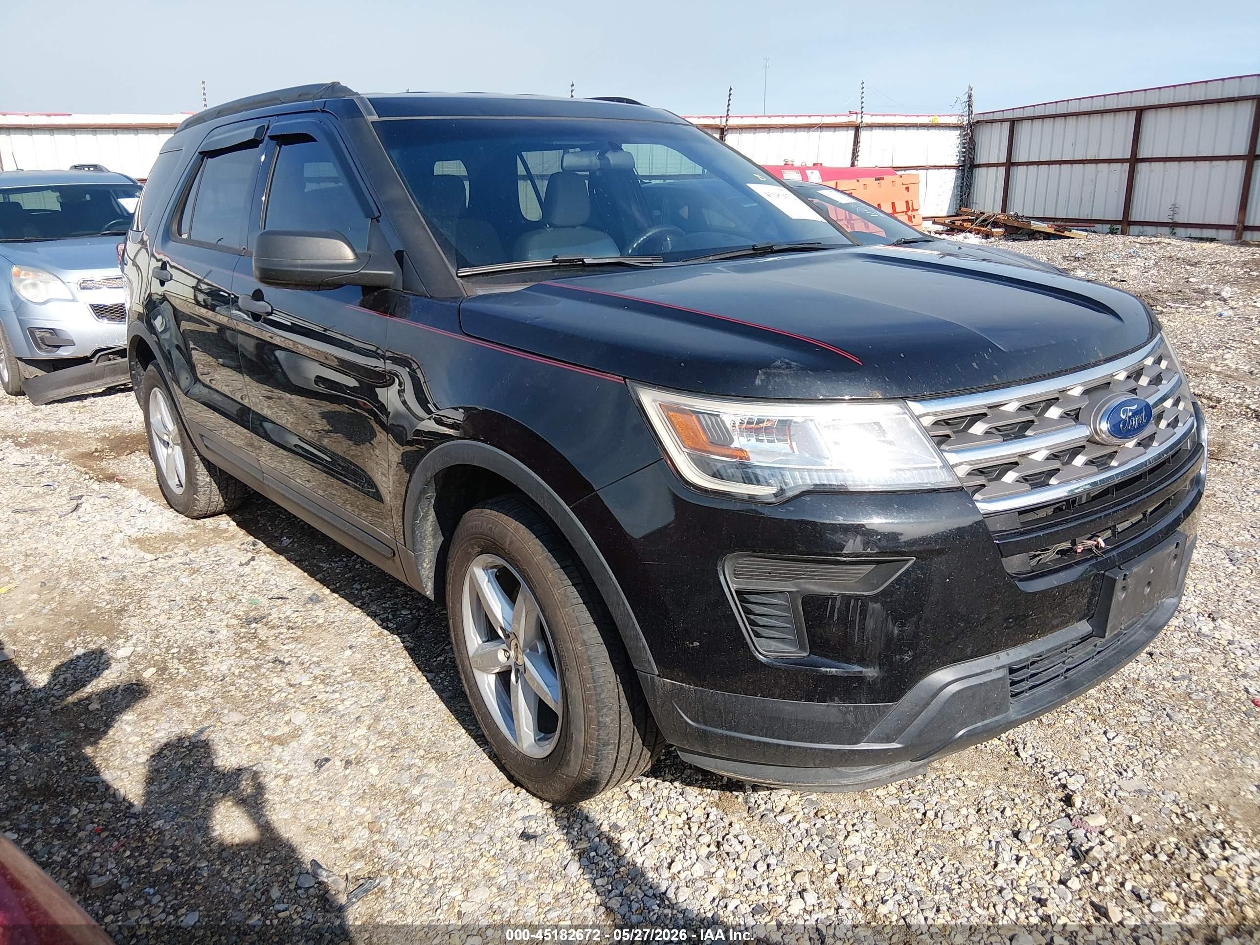 2019 Ford Explorer Black vin: 1FM5K8BH7KGA68691