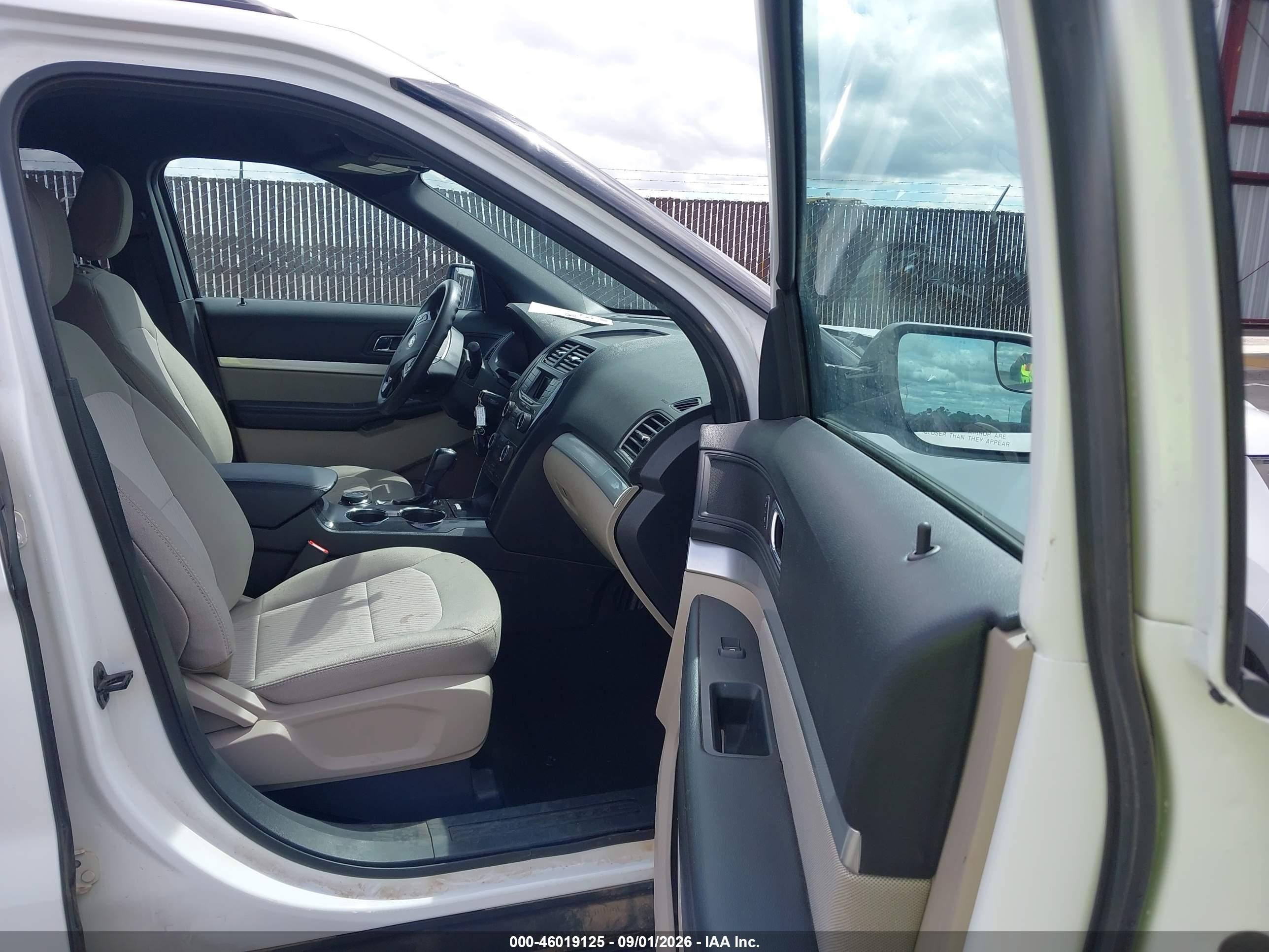 2018 Ford Explorer   Белый vin: 1FM5K8BH8JGC45215