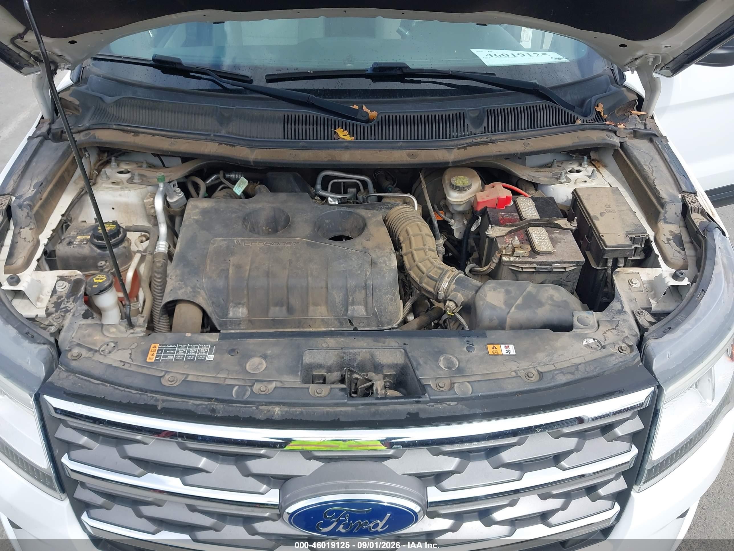 2018 Ford Explorer   Белый vin: 1FM5K8BH8JGC45215