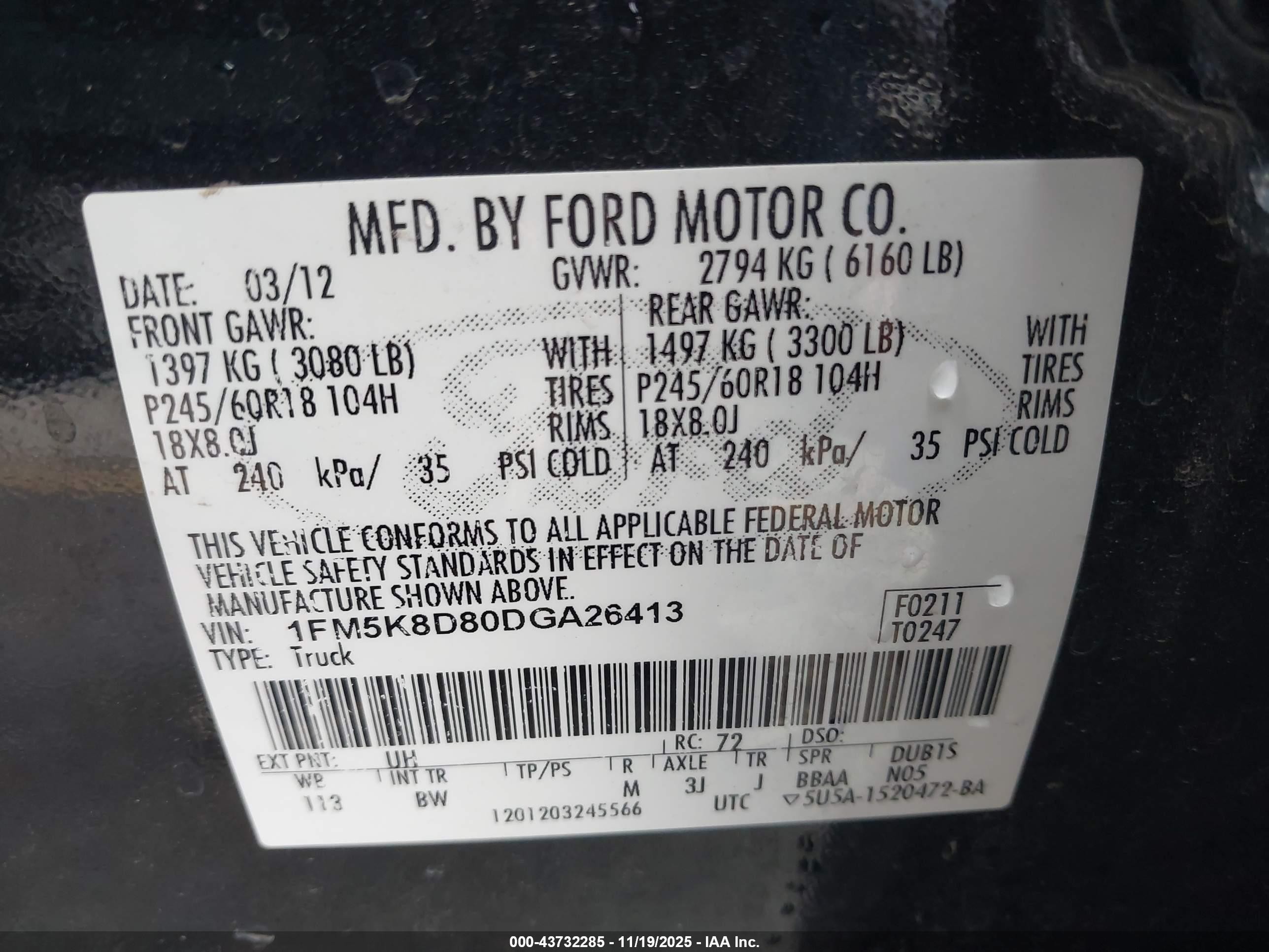 2013 Ford Explorer Xlt Black vin: 1FM5K8D80DGA26413