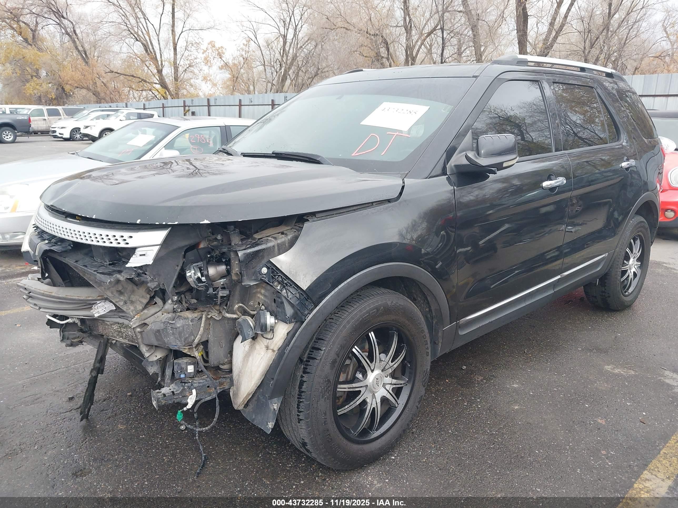 2013 Ford Explorer Xlt Black vin: 1FM5K8D80DGA26413
