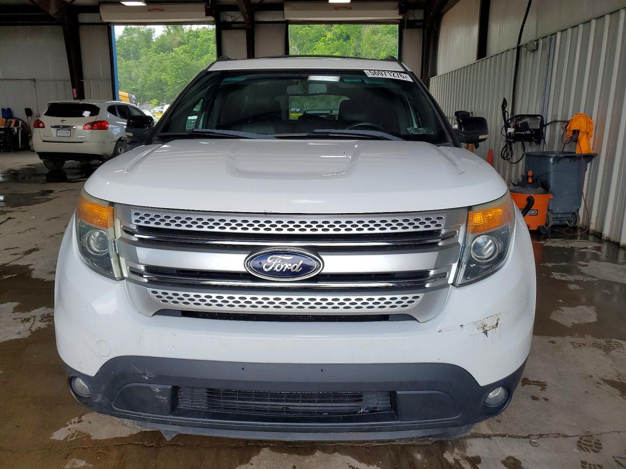 2013 Ford Explorer Xlt White vin: 1FM5K8D80DGA33118