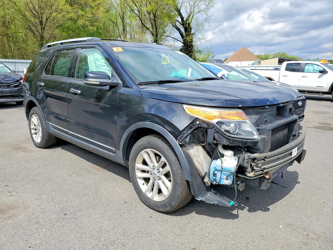 2013 Ford Explorer Xlt Black vin: 1FM5K8D80DGA39730
