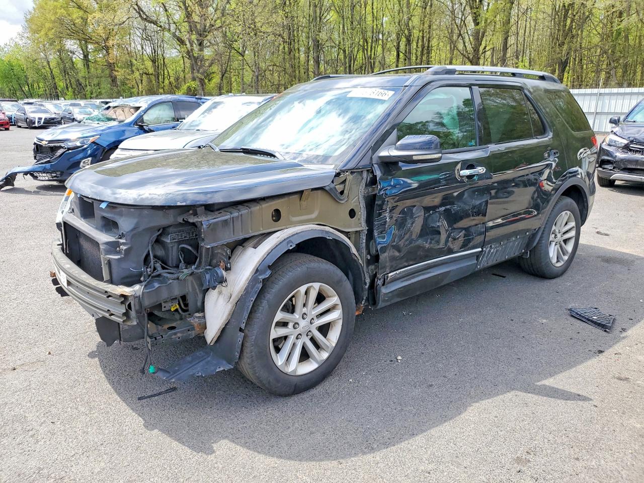 2013 Ford Explorer Xlt Black vin: 1FM5K8D80DGA39730