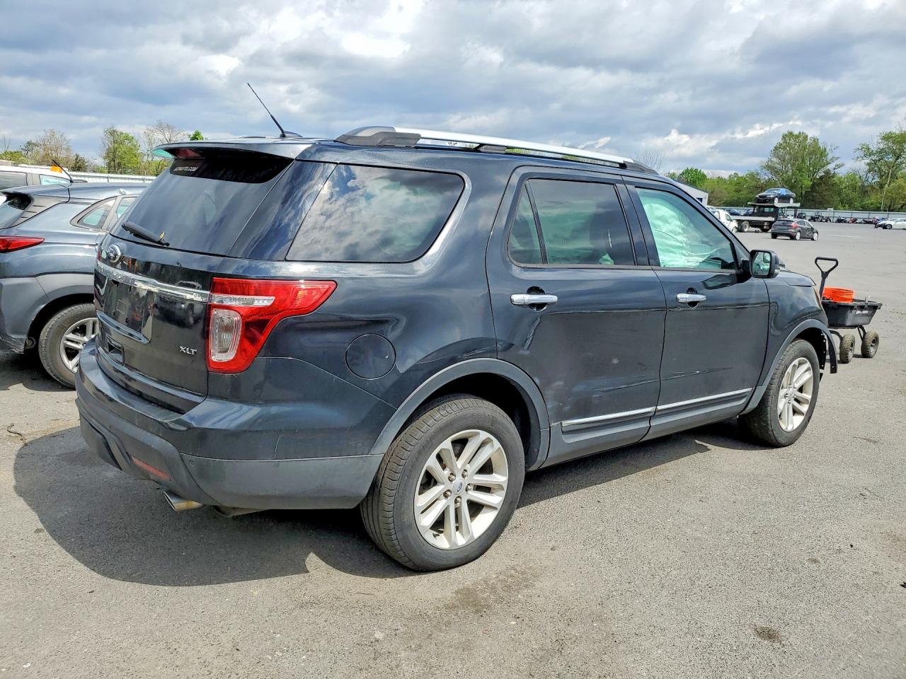 2013 Ford Explorer Xlt Black vin: 1FM5K8D80DGA39730