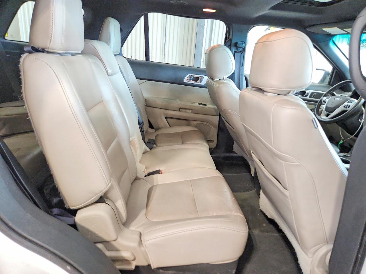 2013 Ford Explorer Xlt White vin: 1FM5K8D80DGA58830