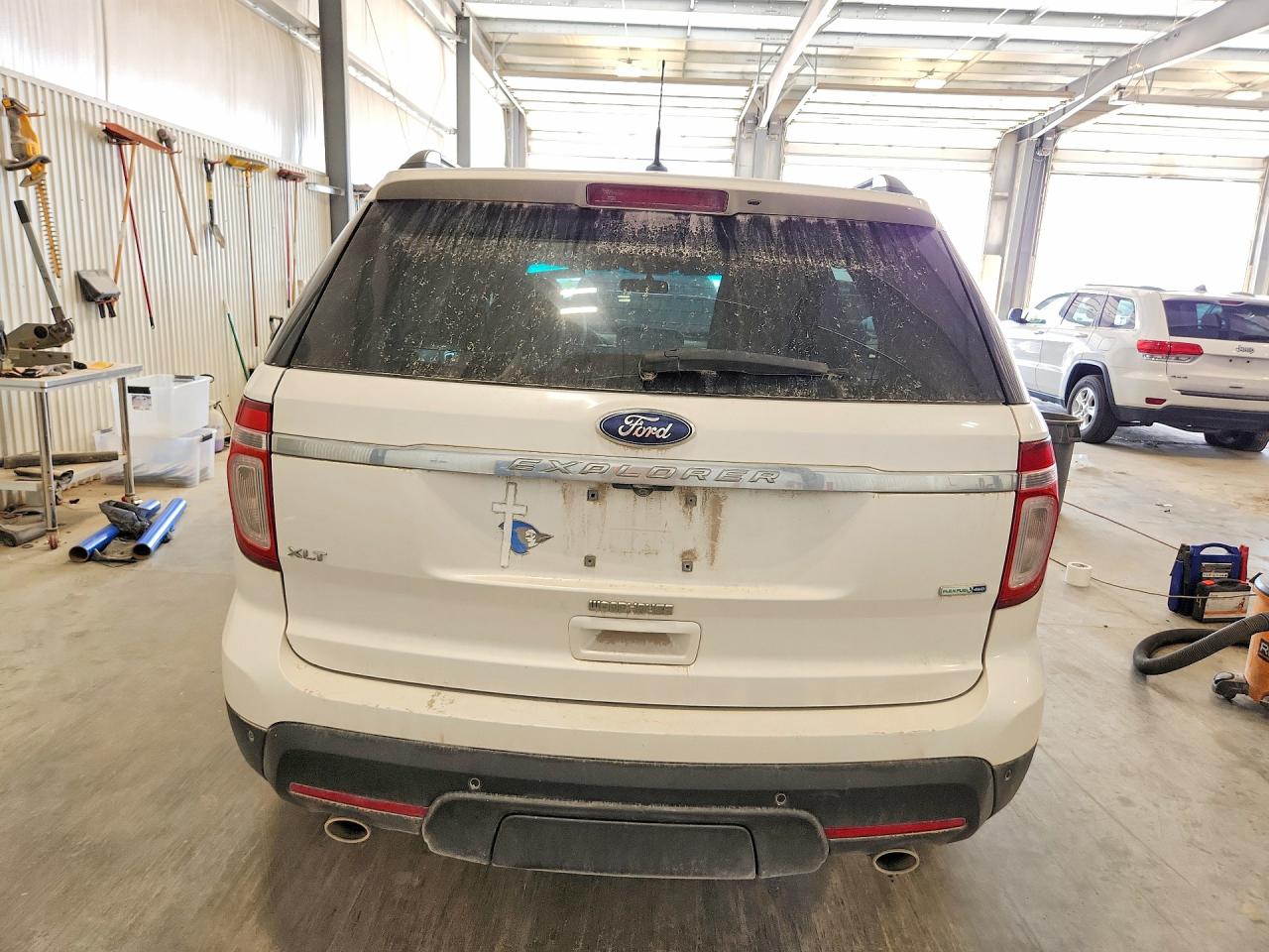 2013 Ford Explorer Xlt White vin: 1FM5K8D80DGA58830