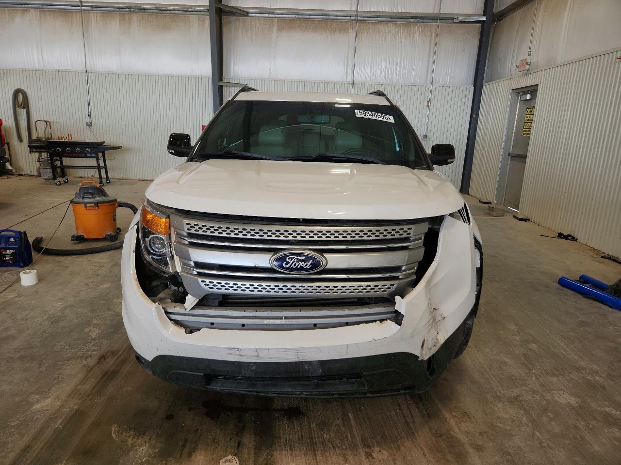 2013 Ford Explorer Xlt White vin: 1FM5K8D80DGA58830