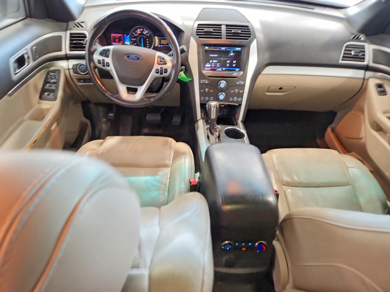 2013 Ford Explorer Xlt White vin: 1FM5K8D80DGA58830