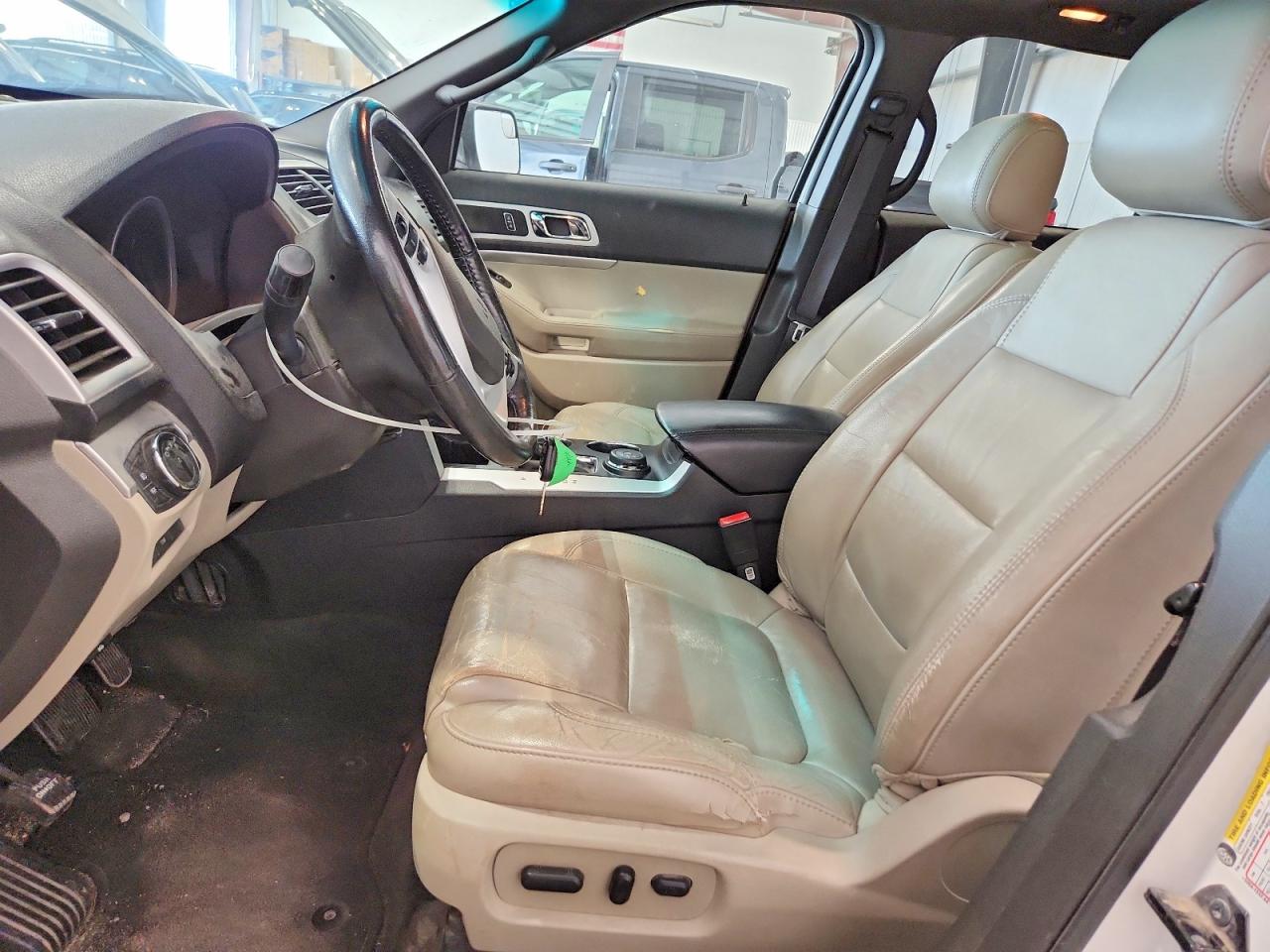 2013 Ford Explorer Xlt White vin: 1FM5K8D80DGA58830