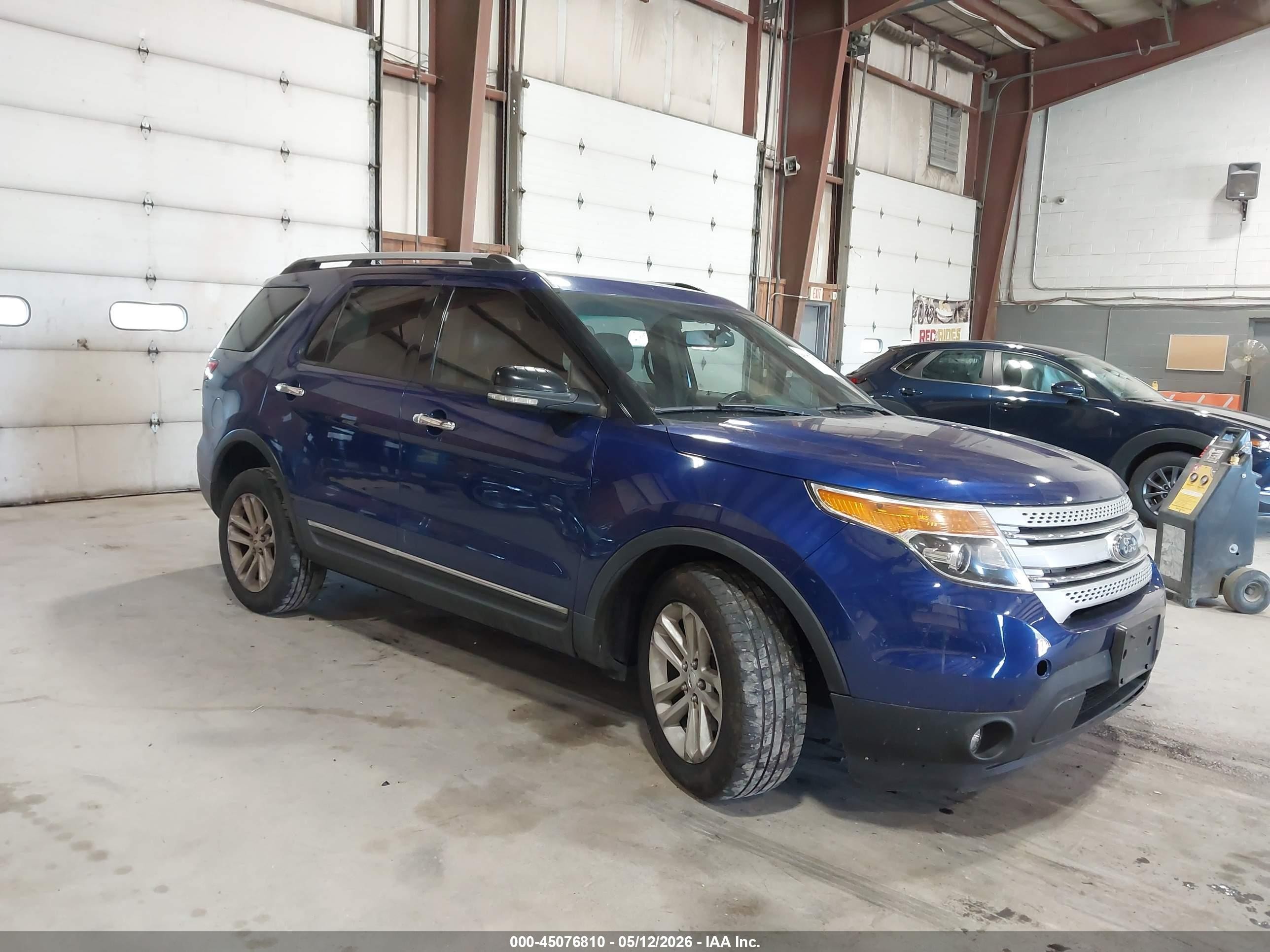 2013 Ford Explorer Xlt Blue vin: 1FM5K8D80DGA61744