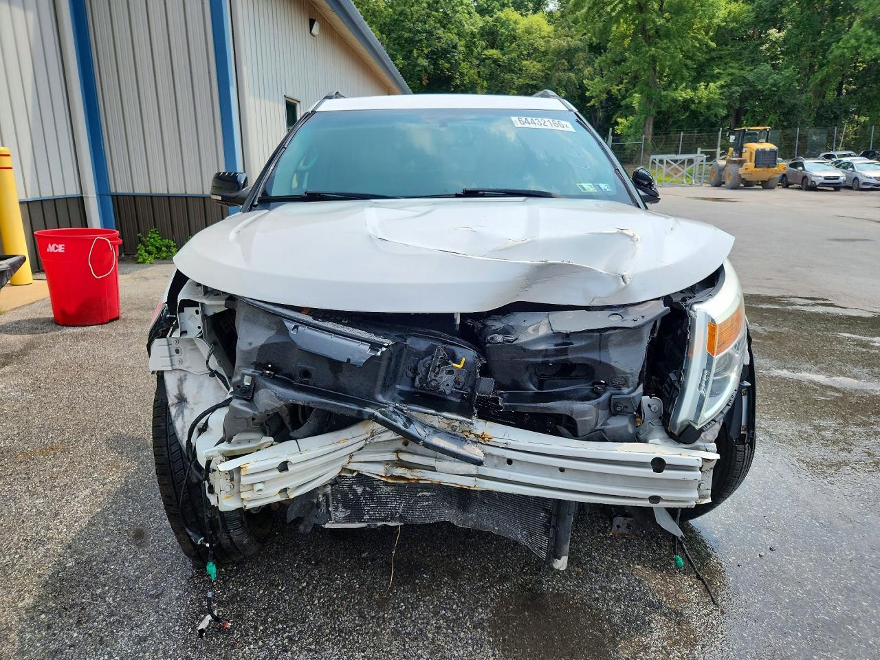 2013 Ford Explorer Xlt White vin: 1FM5K8D80DGA77829