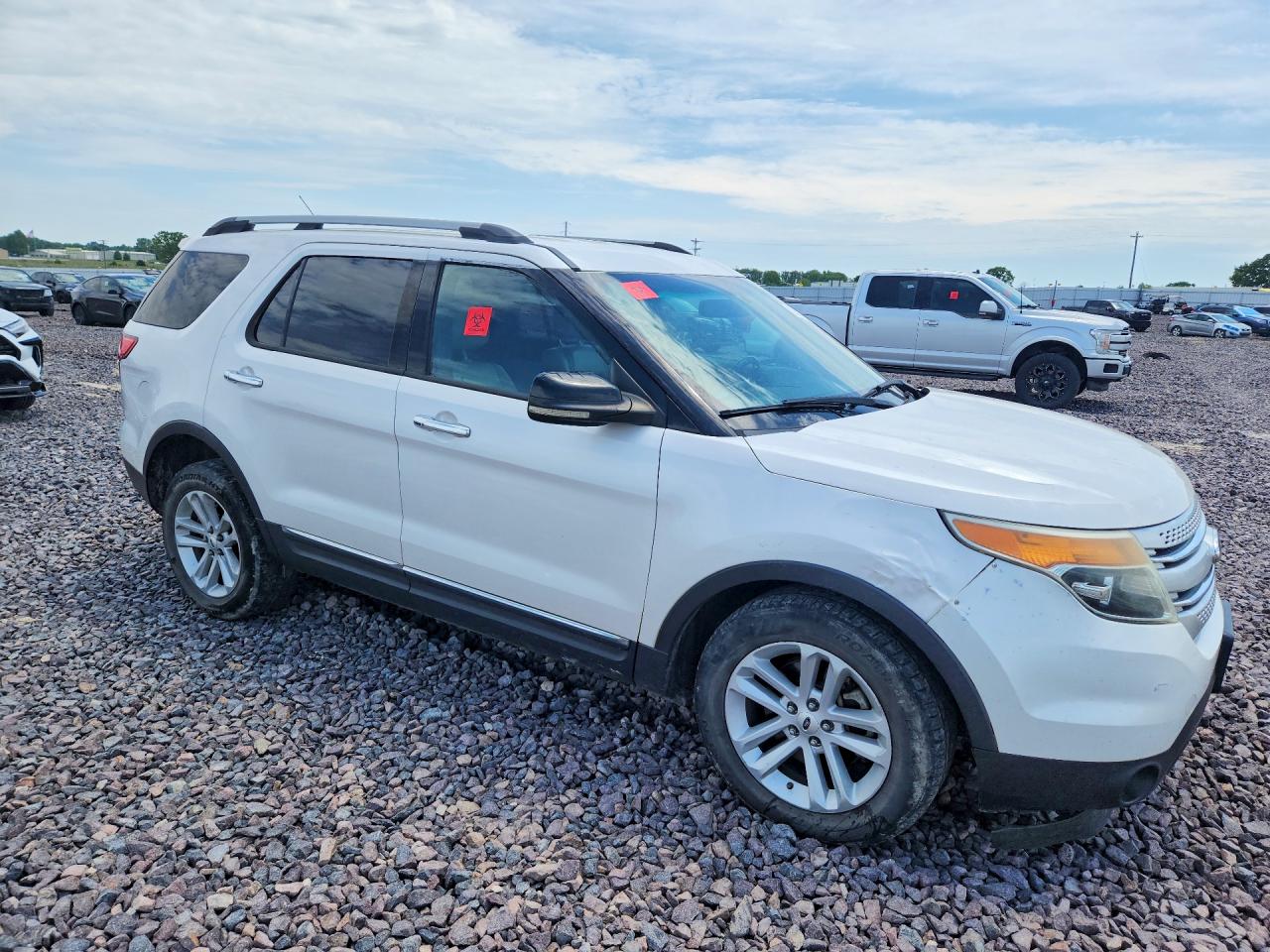 2013 Ford Explorer Белый vin: 1FM5K8D80DGA78219